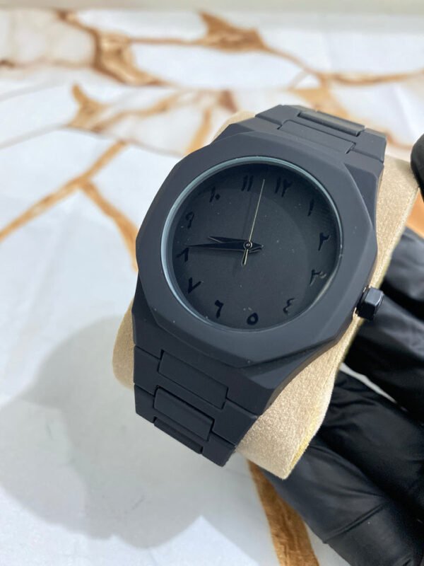 Most popular Aura – Black Dial Men's Watch with Fiber Strap - Image 2