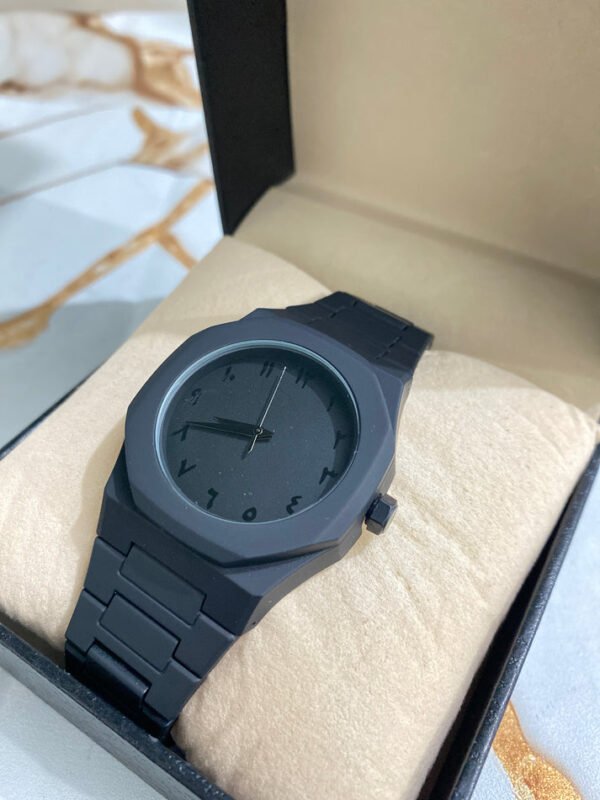 Most popular Aura – Black Dial Men's Watch with Fiber Strap