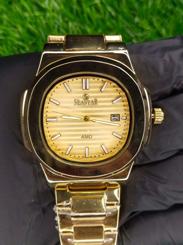 SEASTAR AMD Classic Men's Two-Tone Stainless Steel Watch – Water Resistant