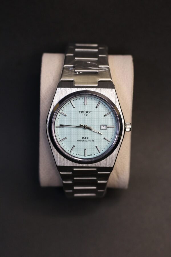 Tissot PRX Powermatic 80 - Limited Ice Blue Dial - with Box & Papers