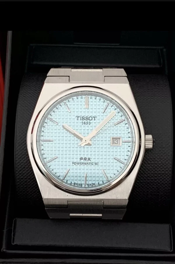 Tissot PRX Powermatic 80 - Limited Ice Blue Dial - with Box & Papers - Image 2